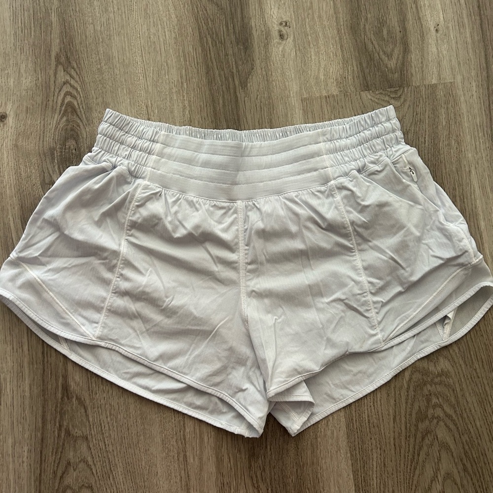 White lulu hotty hot shorts